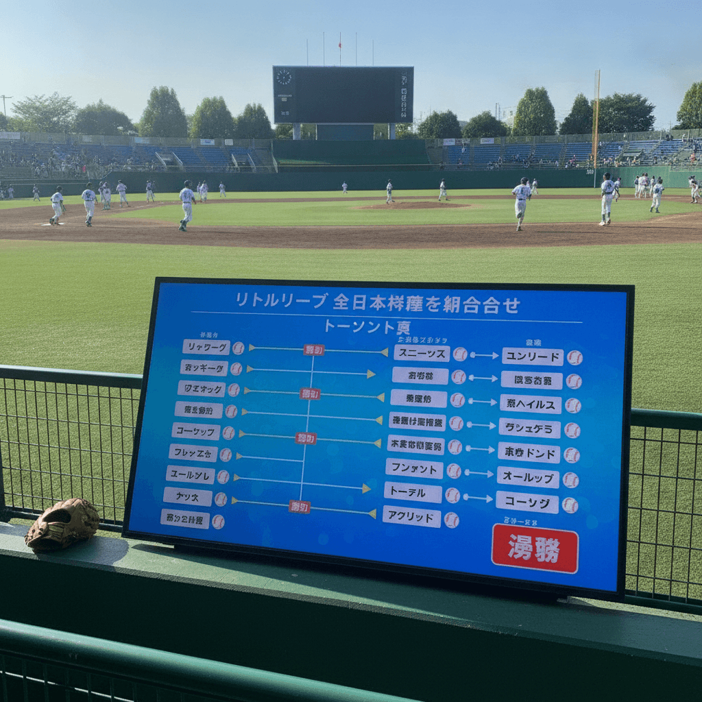 リトルリーグ全日本選手権組み合わせ:トーナメント表から勝利を掴む戦略